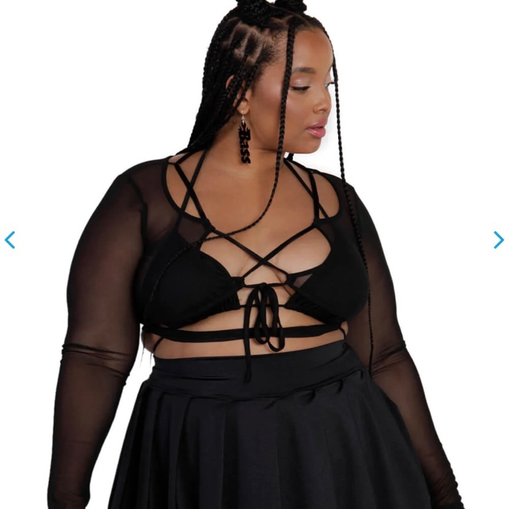 House Bunny Lace Up Top